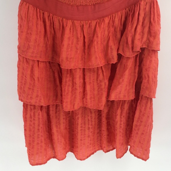 ⬇️$65 Anthropologie Ya Coral Tier BOHO Str… - Picture 8 of 9